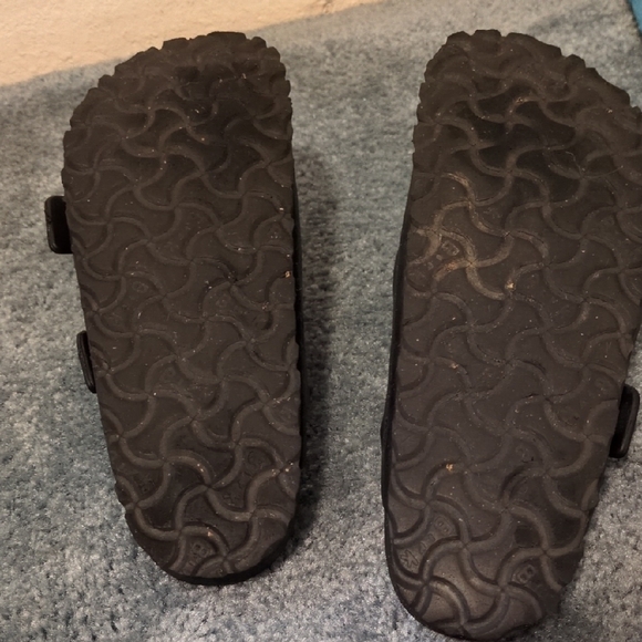 ❤️Birkenstock Black Waterproof Plastic Double Strap Sandals - Picture 3 of 5